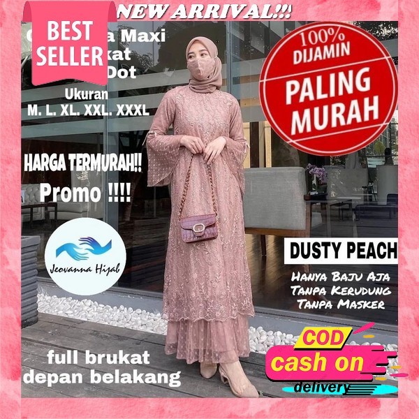 Terbaru Babyola Dress Wanita Dua Layer Terbaru 2022 Gamis Dress Katun Akrilik Mix Shakila Aplikasi R