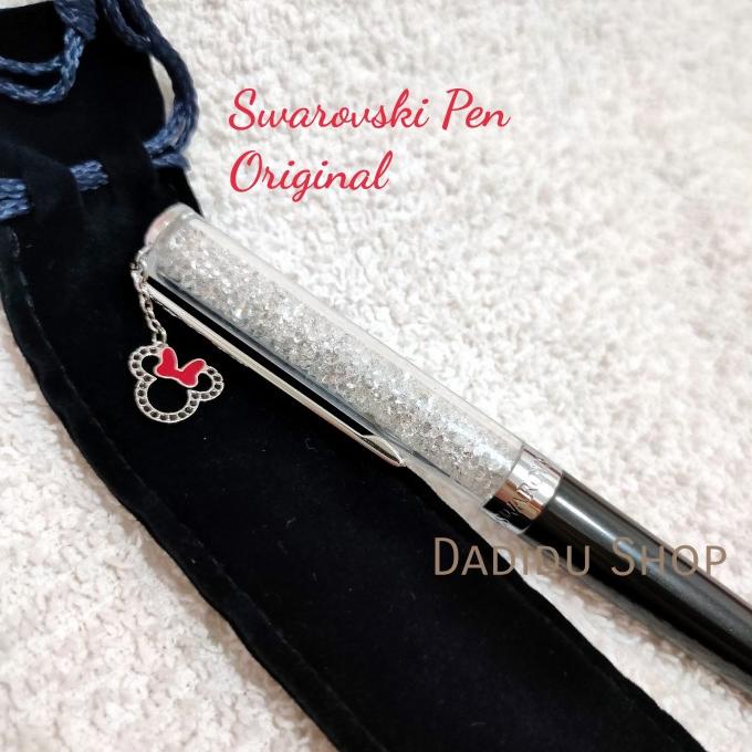

Swarovski Pen Crystal Disney Pen Minnie Gray Pulpen Original