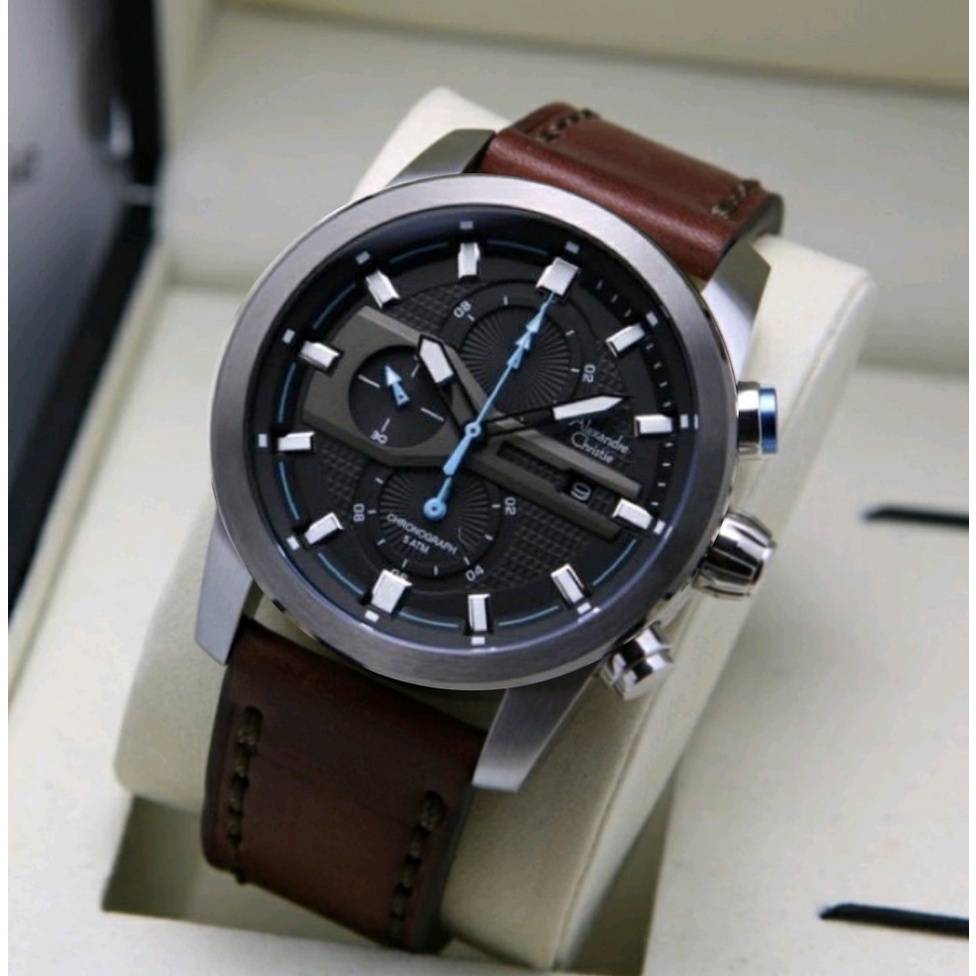 Alexandre Christie Ac 6562 / AC6562 Jam Tangan Pria Original Dia 4,6 Cm