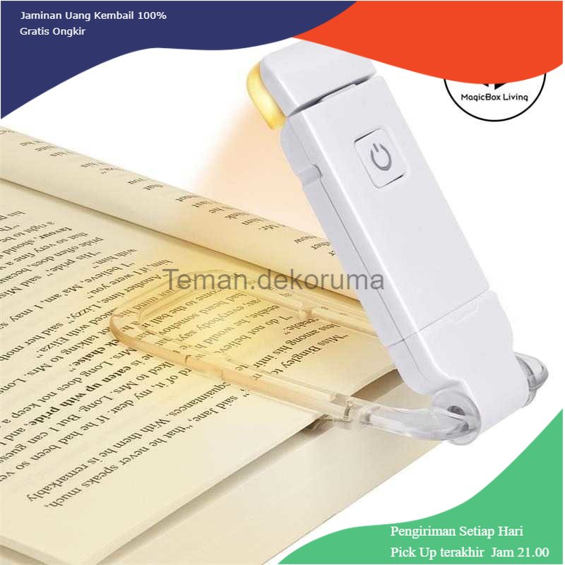 TD - DPR MagicBox Lampu Baca Mini LED Detachable Clip Cool White 0.15W - KD-21