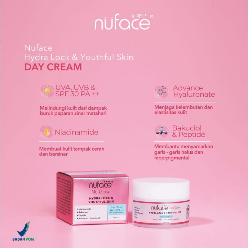 Nuface Nu Glow Hydra Lock &amp; Youthful Skin | Facial Wash - Toner - Serum - Day Cream - Night Cream