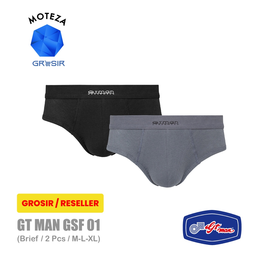 Grosir [Min 3 Box] GT Man GSF01 mini spandex - Celana Dalam Underwear Brief Pria