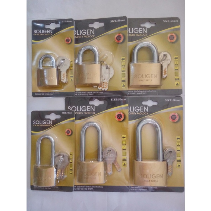 Terlaris Gembok 50 Mm Panjang Soligen