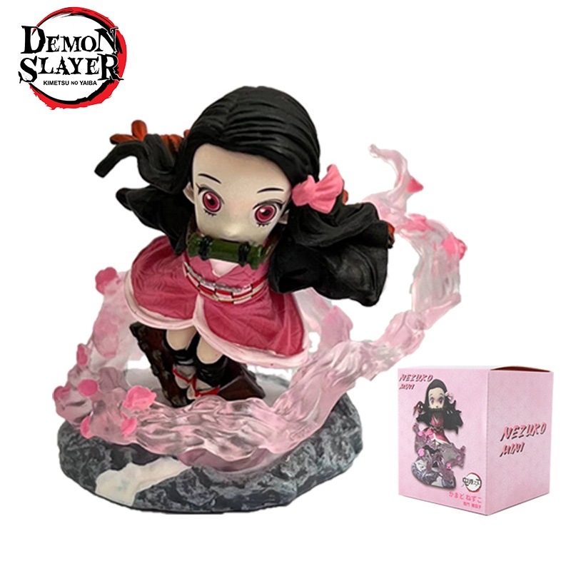 Demon Slayer Anime Kamado Nezuko Figures Toy Collectible Model Kids Gifts Ornament