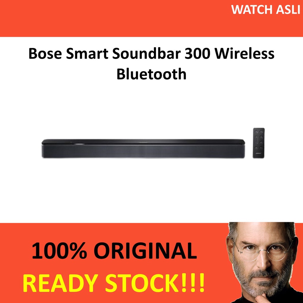 Bose Smart Soundbar 300 Wireless Bluetooth Speaker Black White Wifi