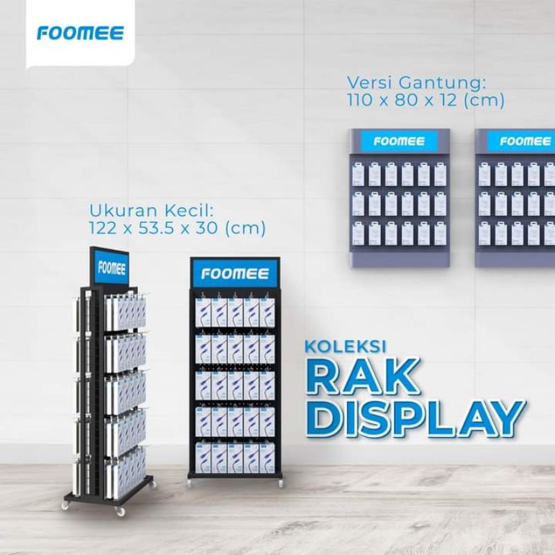 PROMO TERMURAH RAK DISPLAY FOOMEE ORIGINAL