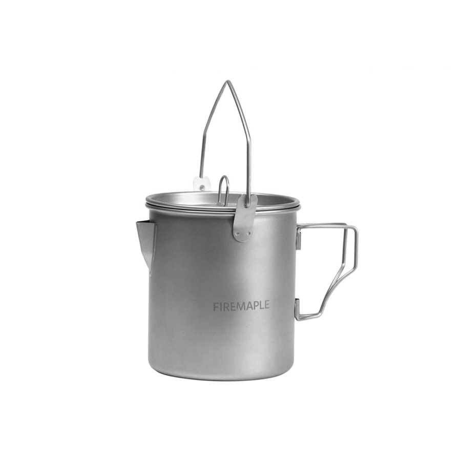 Panci Camping Gantung UL Firemaple Alti 900ml Titanium Hanging Pot