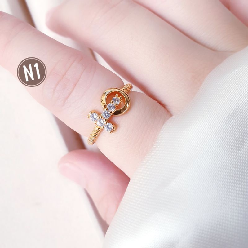 Cincin Variasi Xuping Peramata Fashion Cantil Dan Simple N09022302