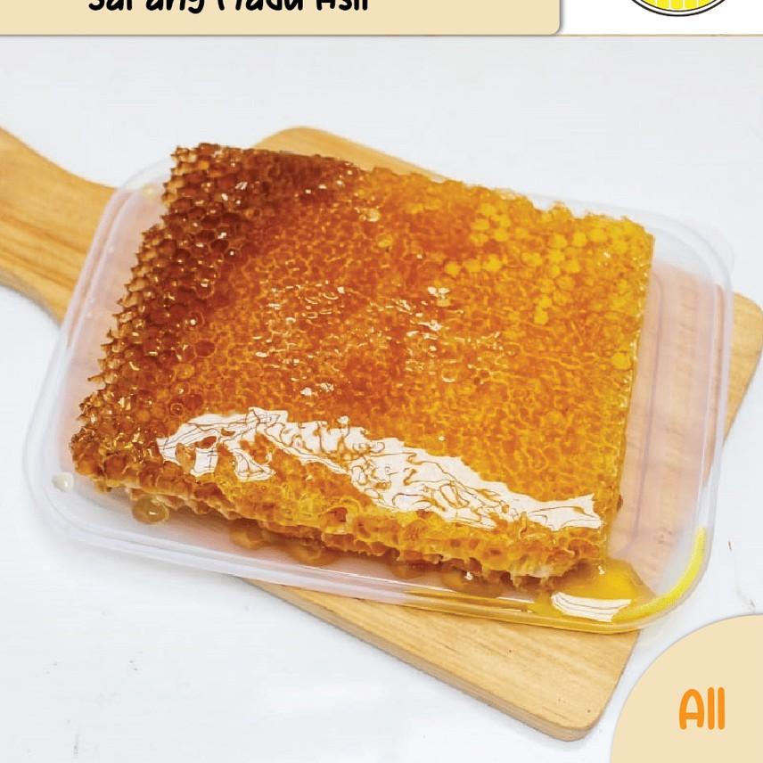 

♕ Sarang Lebah Asli Comb honey murni 500g ➸