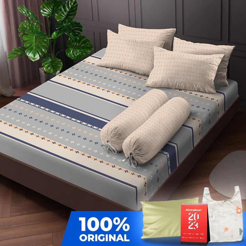 ♨ Kintakun Sprei Flat /200 Madana Aesthetic Dluxe Microtex Krem ☆