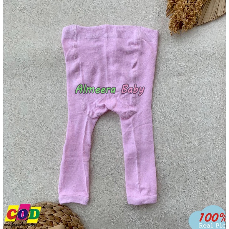 Legging Bayi Baru Lahir Buka Kaki Laki Laki Perempuan Kualitas Import Usia 0-12 Bulan Almeera Baby and Kids