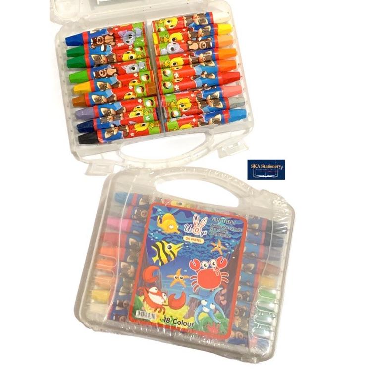 

K31 Oil Pastel/Crayon Usagi 18 Warna (Set) PALING BAGUS ➭