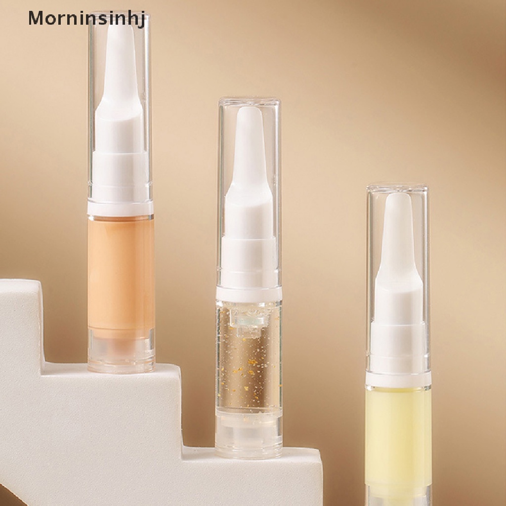 Mornin 5ML Botol Pompa Vakum Airless Kosong Travel Size Dispenser Wadah Isi Ulang id