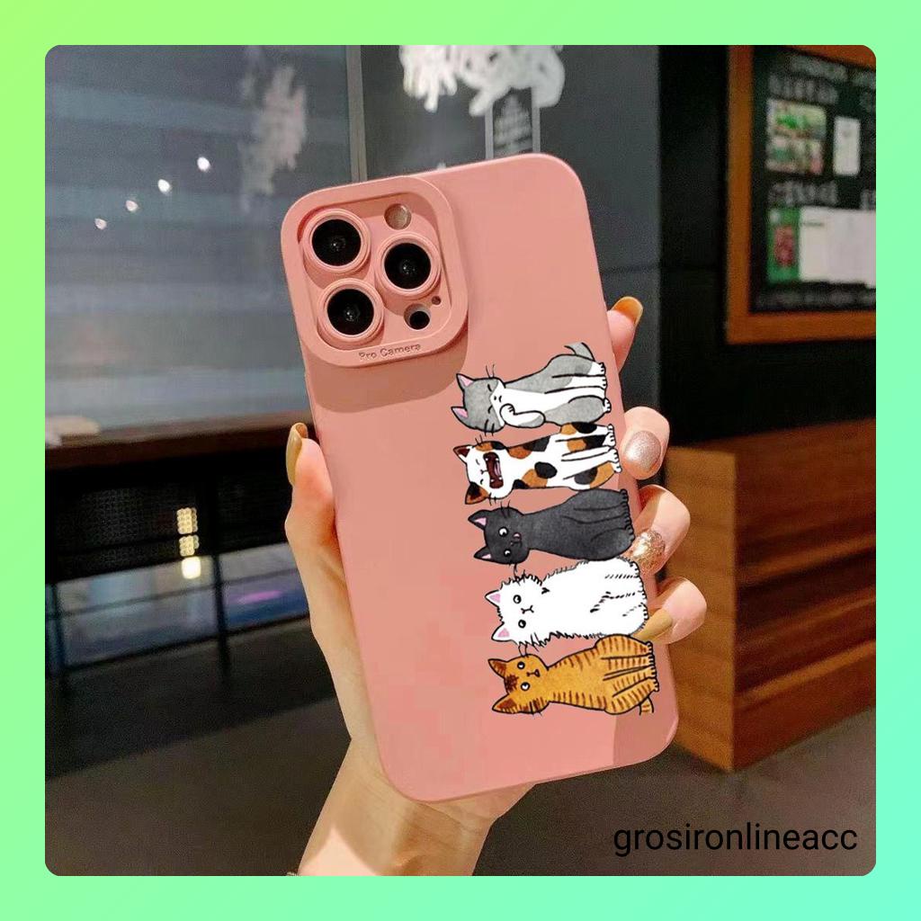 Best Casing Soft Kamera CC35 Cat for Xiaomi Redmi A1 A1+ 4A 4 4X 5 5A 5+ 6 6A 7 8 9 Prime 9A 9i 9C 9T 10 10C 10T 11 12 12T Lite Ultra S2 Ultra Note 5A Pro 10s 11 11s 11T Poco C40 F3 F4 K40 M3 M4 M5 X3 GT NFC 5G