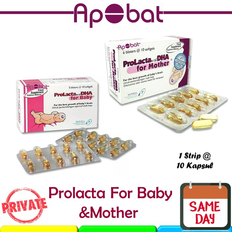 - ApObat - Prolacta for Baby / Mother DHA Bayi Minyak Ikan Kapsul Anak Prolakta Pro Lacta Polacta Pr