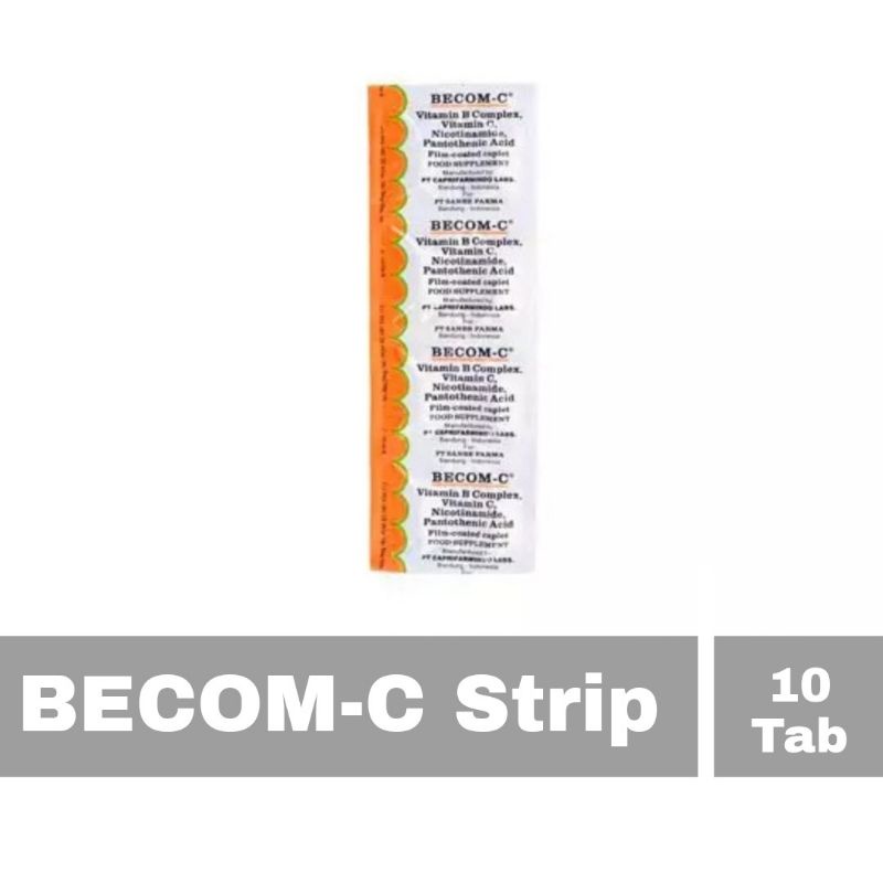 BECOM-C Multivitamin Strip Isi 10 Kaplet