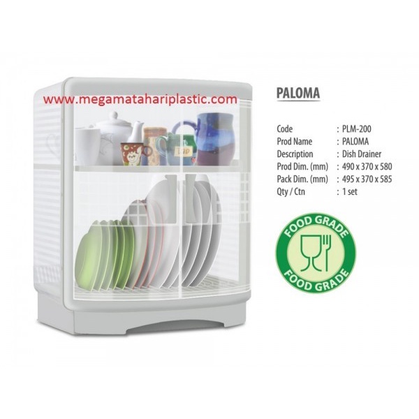 [Rak ] Rak Piring Paloma [Dapur]