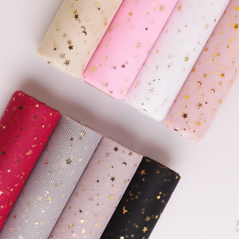 

Kertas Buket Jaring Motif Bintang per 50cm