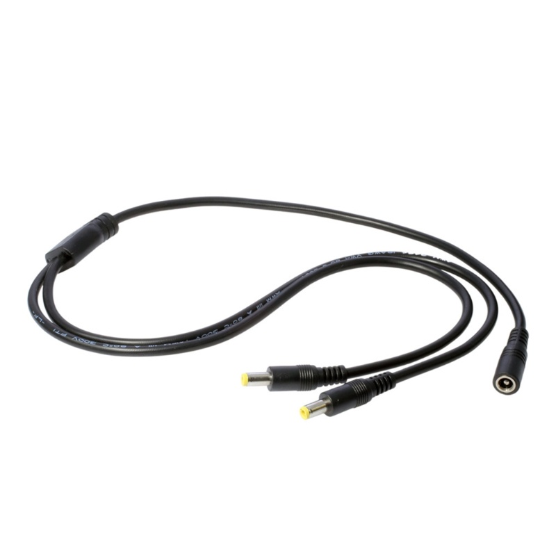 Zzz DC 1kabel Power Splitter Female Ke2Per3 Male 2.5x5.5mm Untuk Keamanan Kamera CCTV