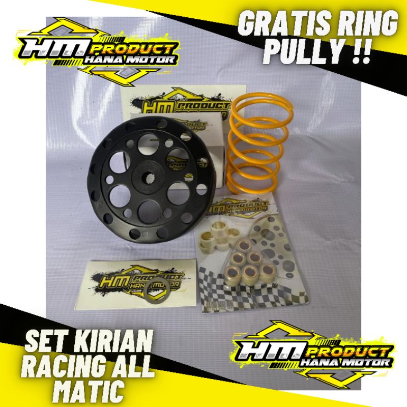 Paket Kirian Full Upgrade Yamaha Aerox - Kirian Racing Aerox All series - Paket Cvt Anti Gredeg Aero