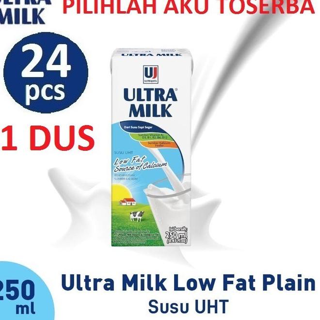 

℗ SUSU ULTRA LOW FAT PLAIN 250 ML - (HARGA 1 DUS ISI 24) ۞