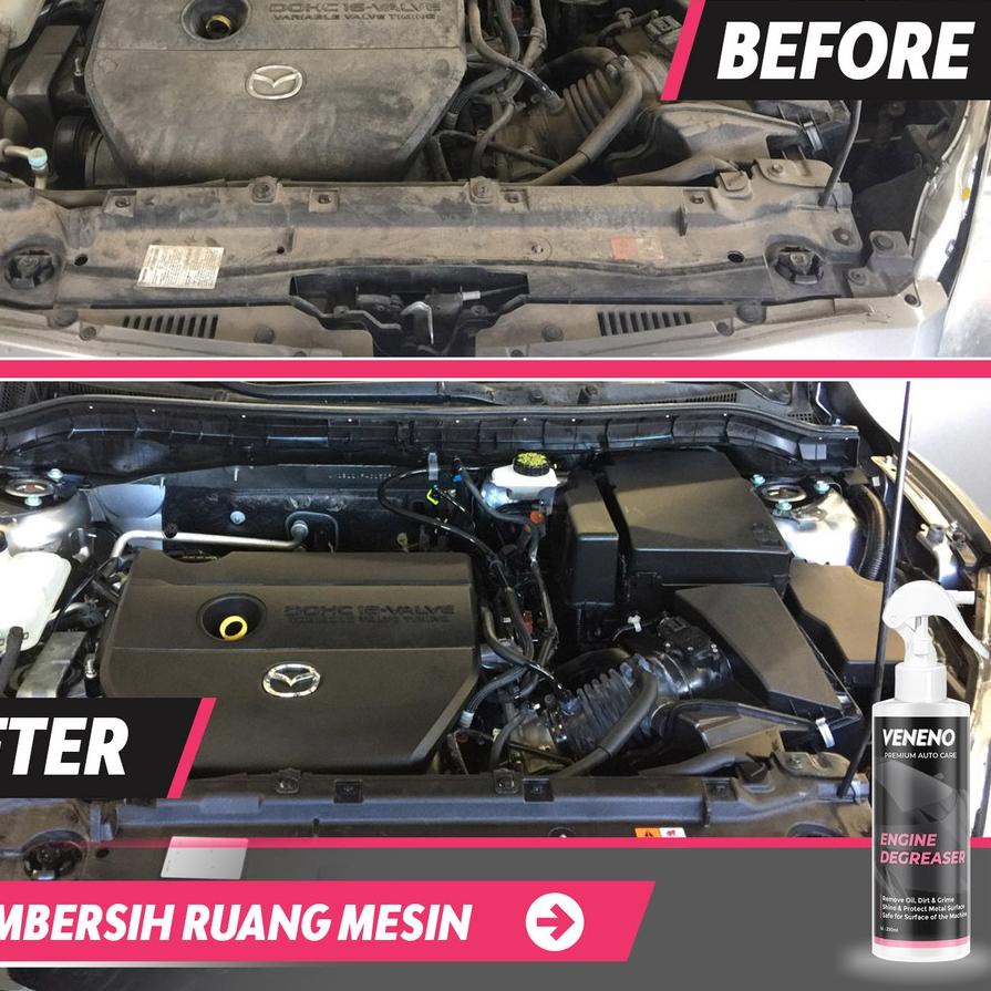 12.12 sale Veneno Engine Degreaser - Pembersih Ruang Mesin, Pembersih Sisa Oli dan Kerak Mobil & Mot