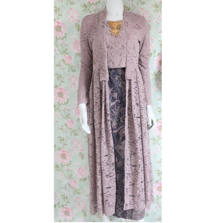 Terbaik kutubaru kebaya panjang brokat