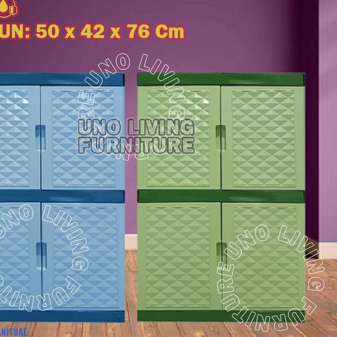 ✩ LEMARI PLASTIK TABITHA MINI SUSUN 2 LEMARI PAKAIAN LEMARI PLASTIK LEMARI PINTU LEMARI TABITHA ✰