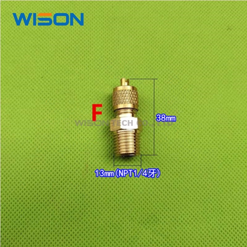 Check valve Kulkas Pendingin Ruangan fluoride nozzle Tambah Cairan nozzle Quick connector Chiller Jarum Tembaga