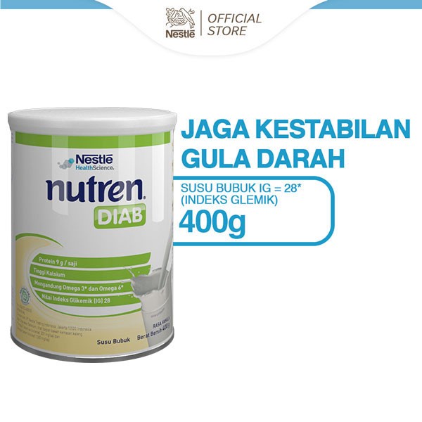 

[ COD ] Nutren Diabetes Susu Bubuk Kaleng 400gr