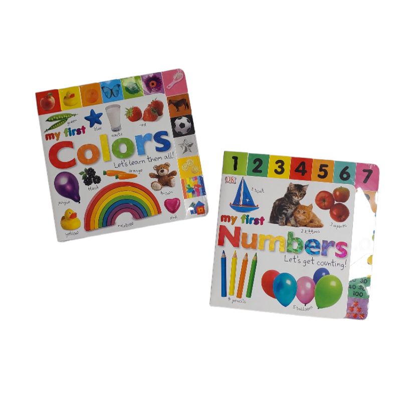 DK BOARD BOOK MY FIRST COLORS/MY FIRST NUMBERS