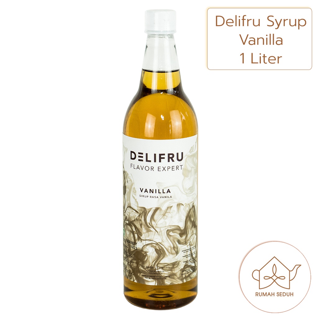 

Delifru Vanilla Syrup 1L - Sirup Vanila Vanili 1000mL