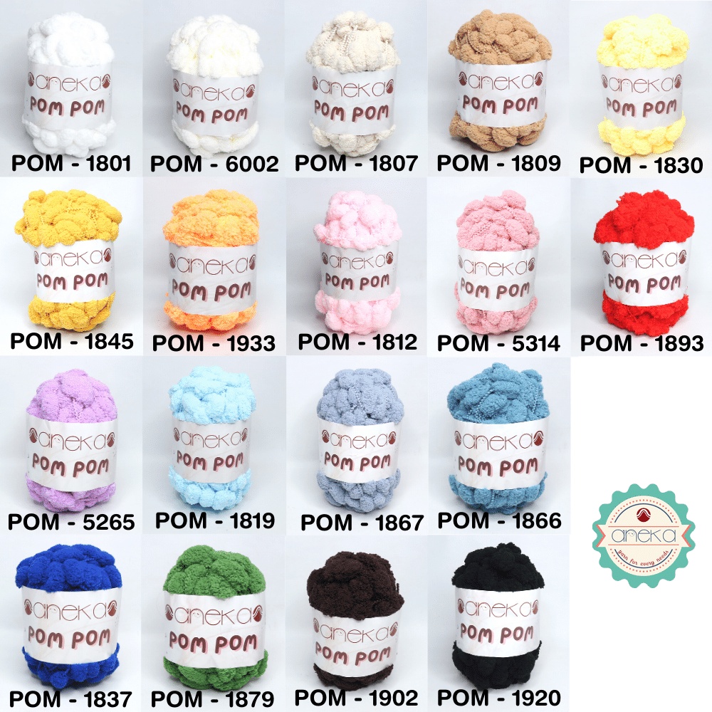 KATALOG - Benang Rajut Pom - Pom Yarn