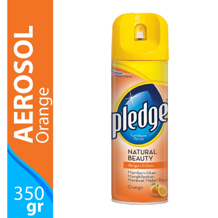 PLEDGE AEROSOL NATURAL BEAUTY ORANGE 350(12)