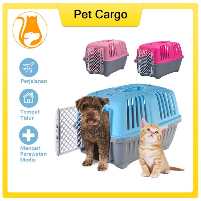 Terlaris Pet Cargo Kandang Kucing Pet Carrier Kucing Anjing Box Kandang Travel