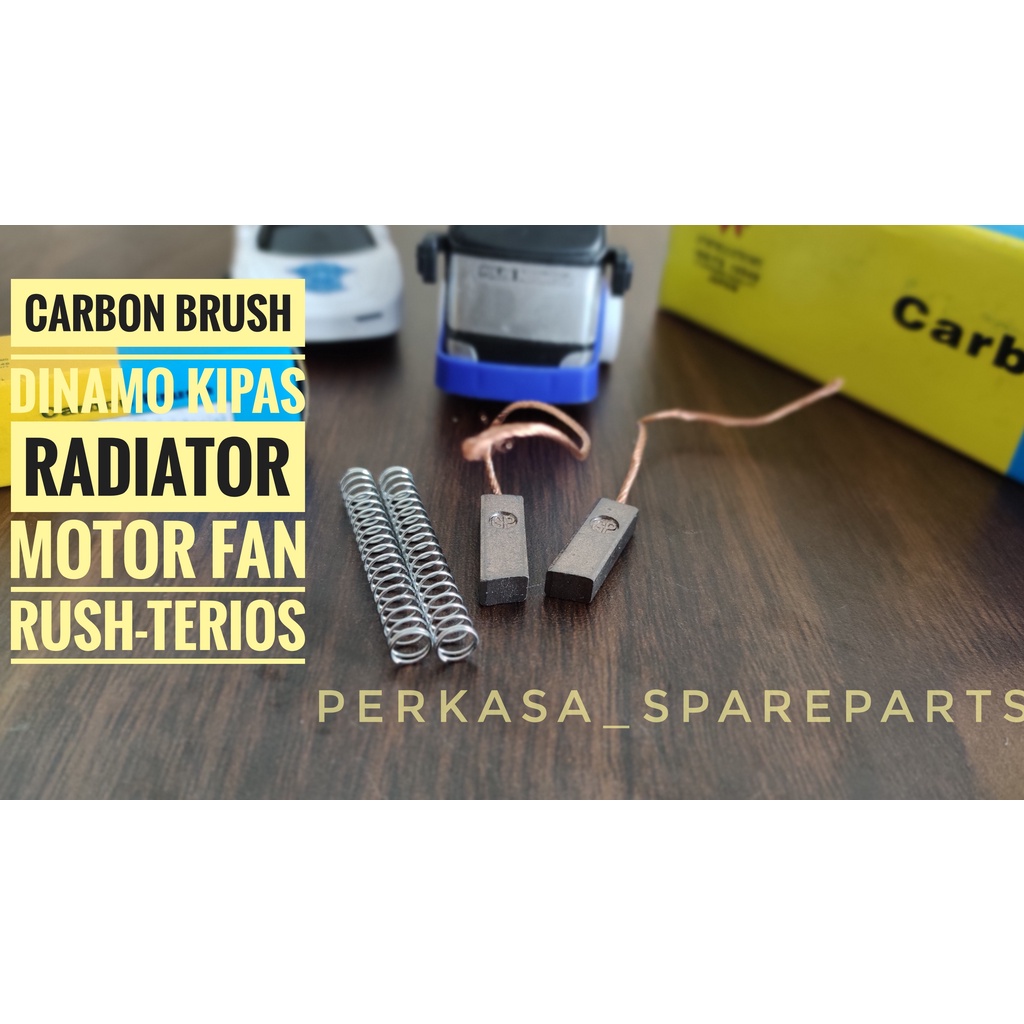 Kul Alternator Carbon Brush Dinamo Kipas Radiator Motor Fan Rush Taruna