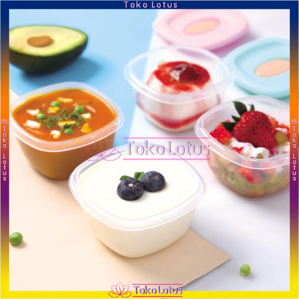 Baby Food Containers One Set isi 4 pcs Wadah Mpasi Bayi Aman Untuk Kesehatan BPA Free