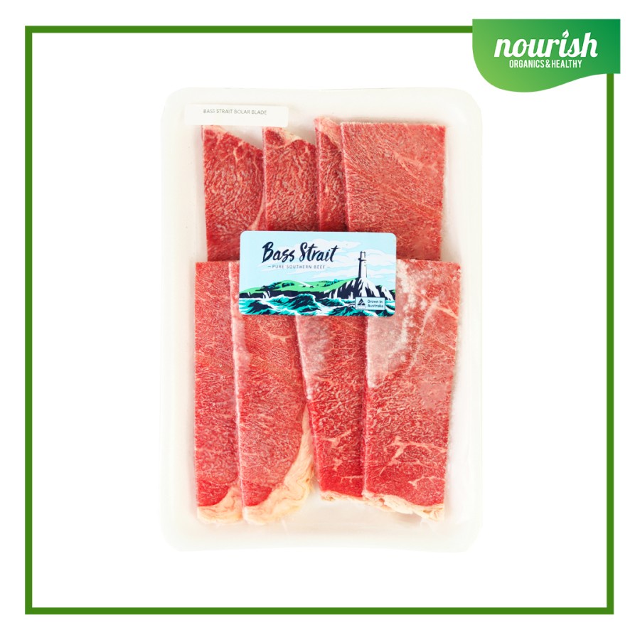 

Grass Fed Angus Bolar Blade Galbi Slice 5mm Premium 200g