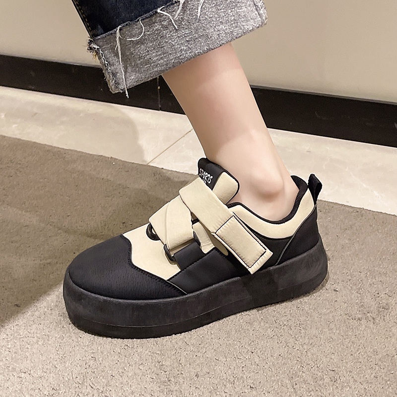 COD POS 243 Sepatu Sneakers Tali Velcro Straps Wanita Import