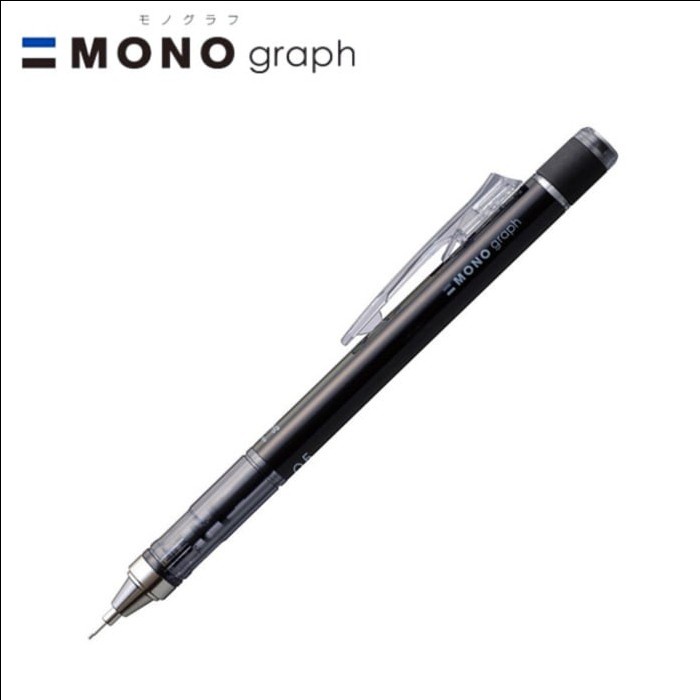 

BISA COD Tombow Mono Graph Shaker Mechanical pencils 0.5mm - BLACK