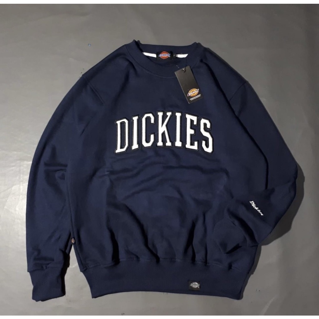 JAKET CREWNECK DICKIES BORDIR PREMIUM - BANYAK VARIAN WARNA BEST SELLER