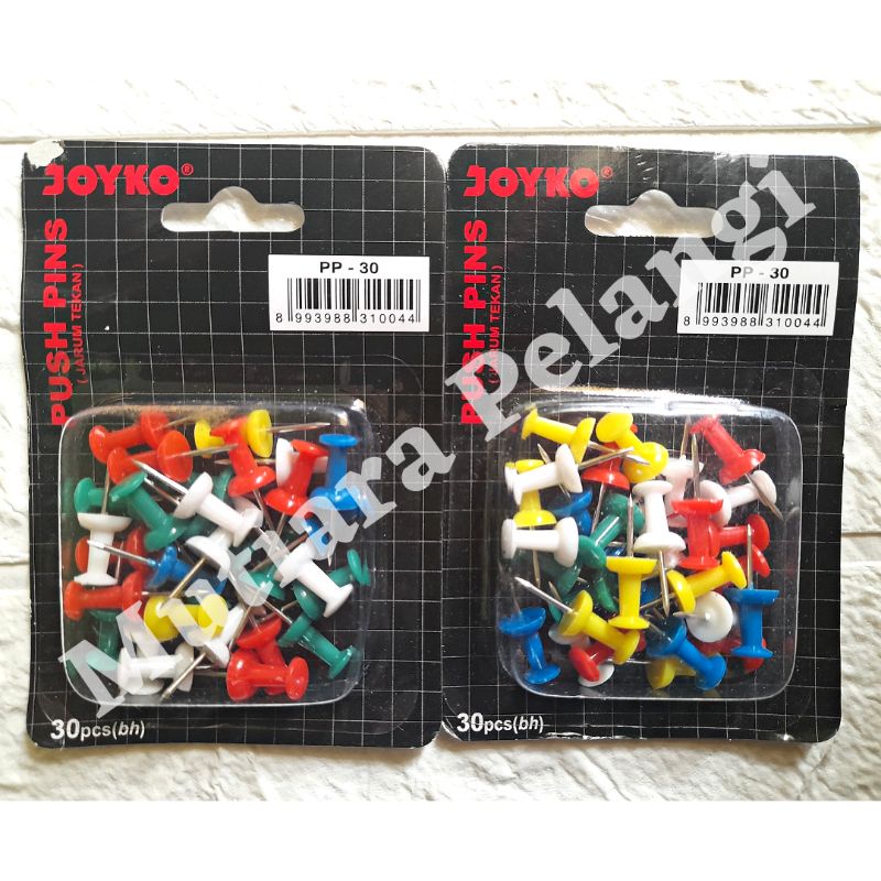 

Push Pin / Jarum Tekan / Paku Pin Joyko Isi 30 Biji