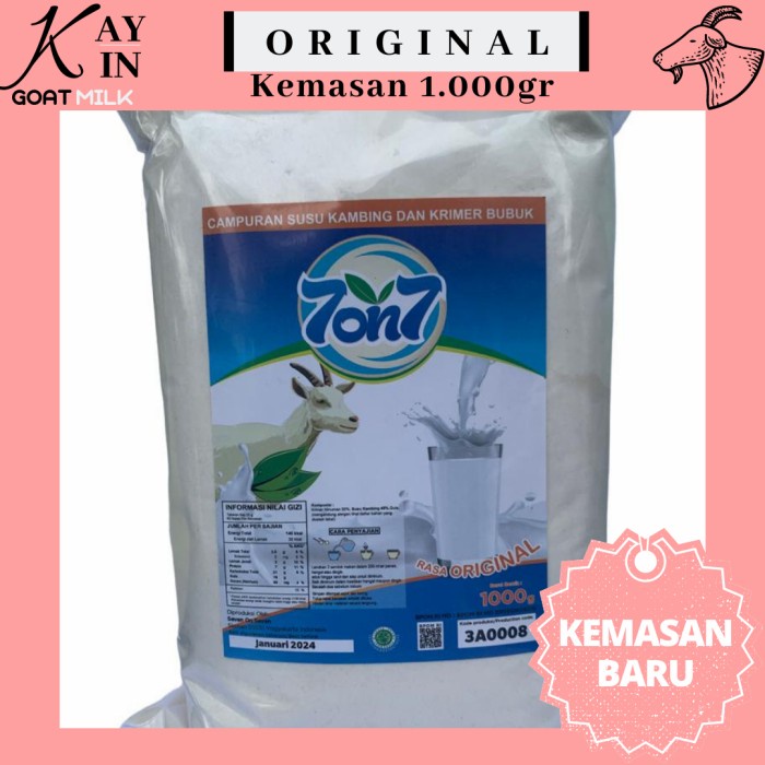 

[ COD ] SUSU KAMBING ETAWA 1kg FULL CREAM - "ORIGINAL