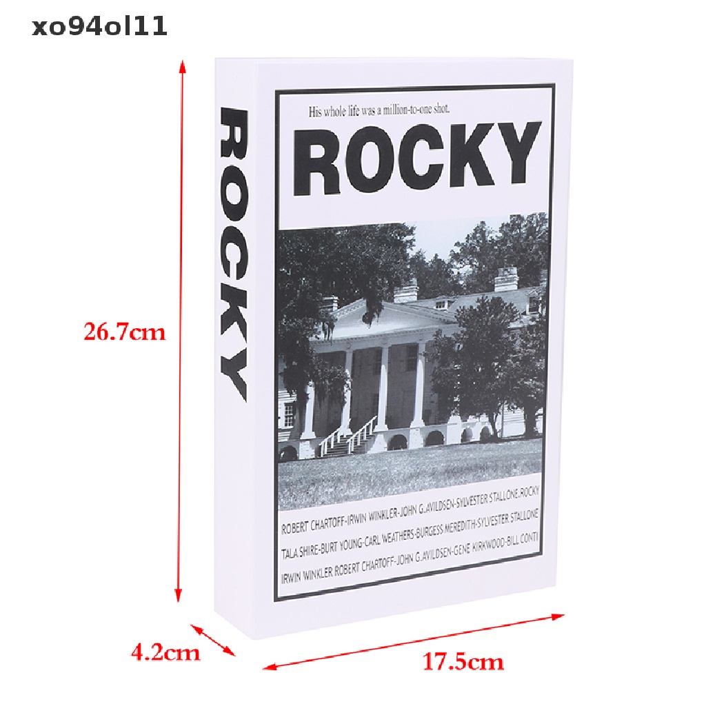 Xo Buku Palsu Hiasan Dekorasi Rumah Ruang Tamu Meja Buku Simulasi Prop OL