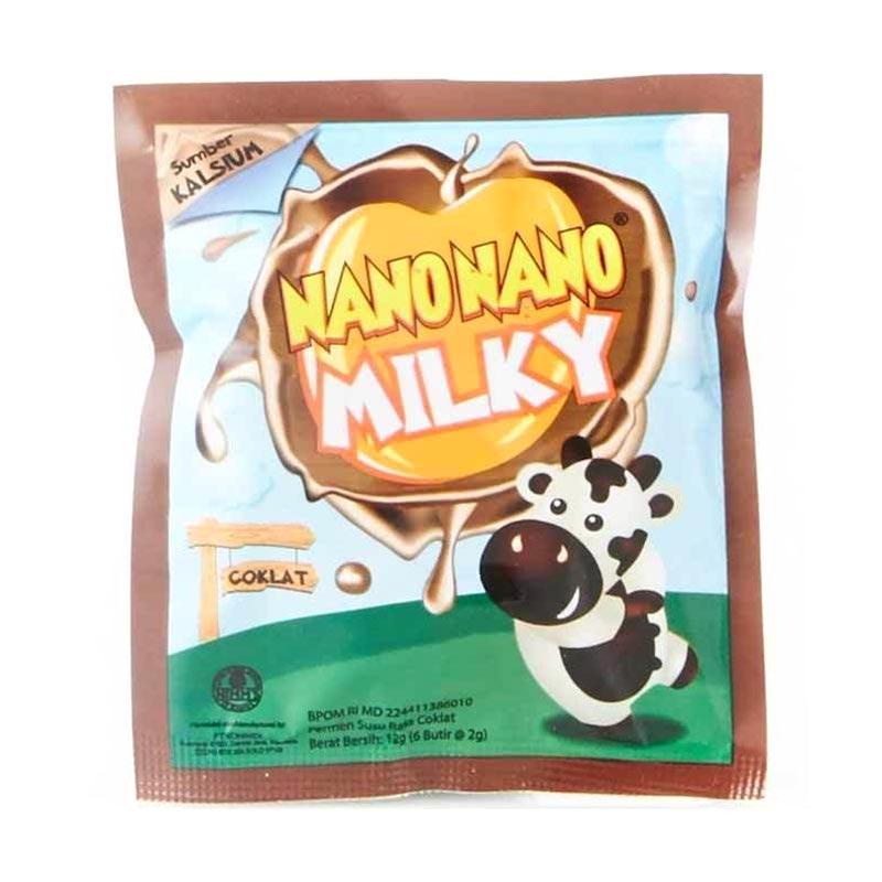 NANO MILKY COKELAT 12GR