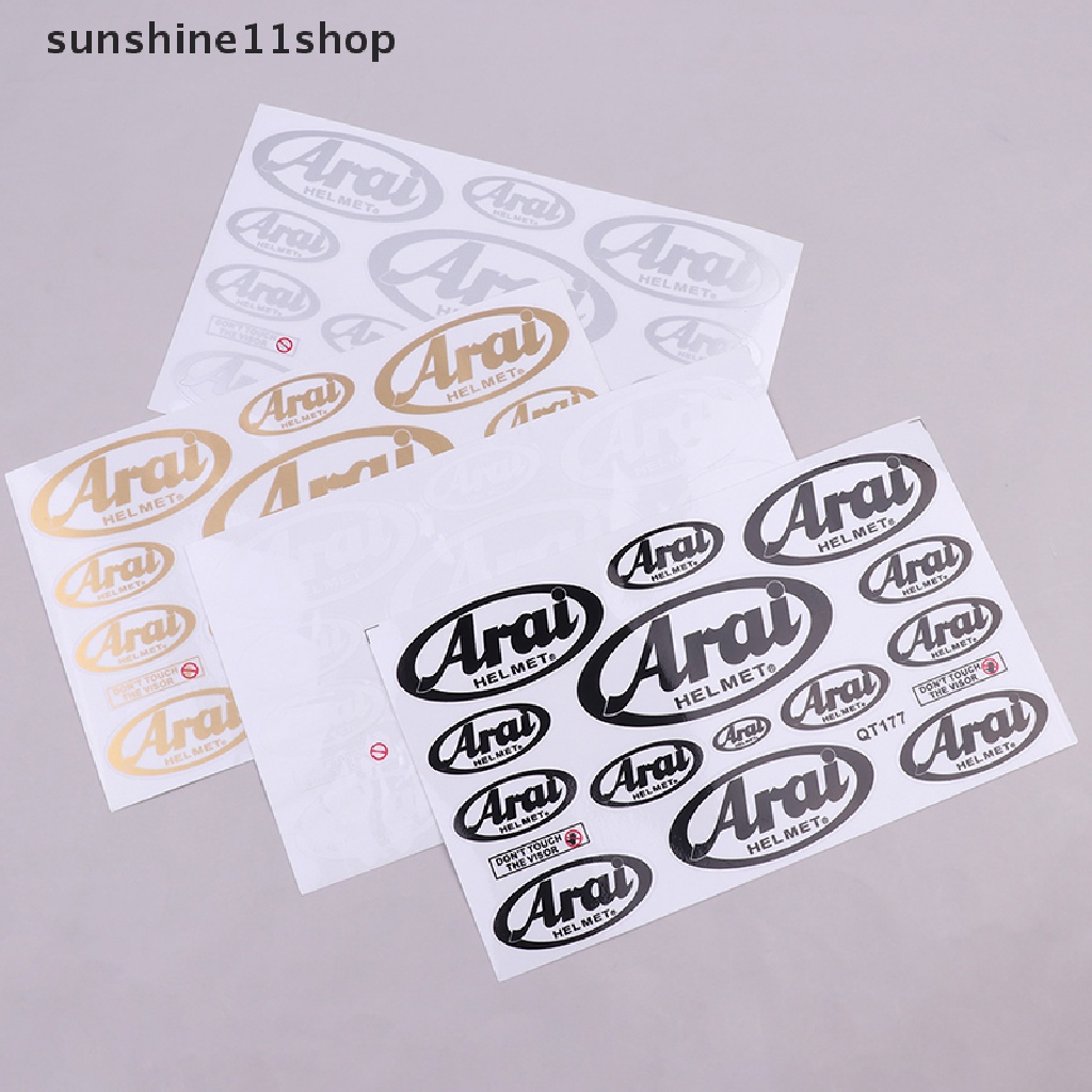 Sho Stiker Helm Reflektif Anti Air Dekorasi Sepeda Untuk Aksesoris Arai N