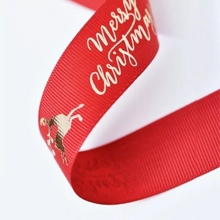 

Pita Christmas Reindeer Premium / Pita Natal Emboss Gold / 2.5Cm