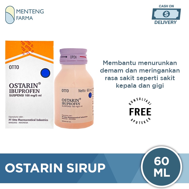 Ostarin Sirup 60 ml - Pereda Nyeri Ringan dan Sedang