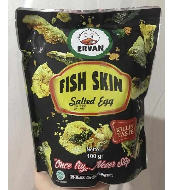 

✴ Fish skin salted egg ervan irvins ♛