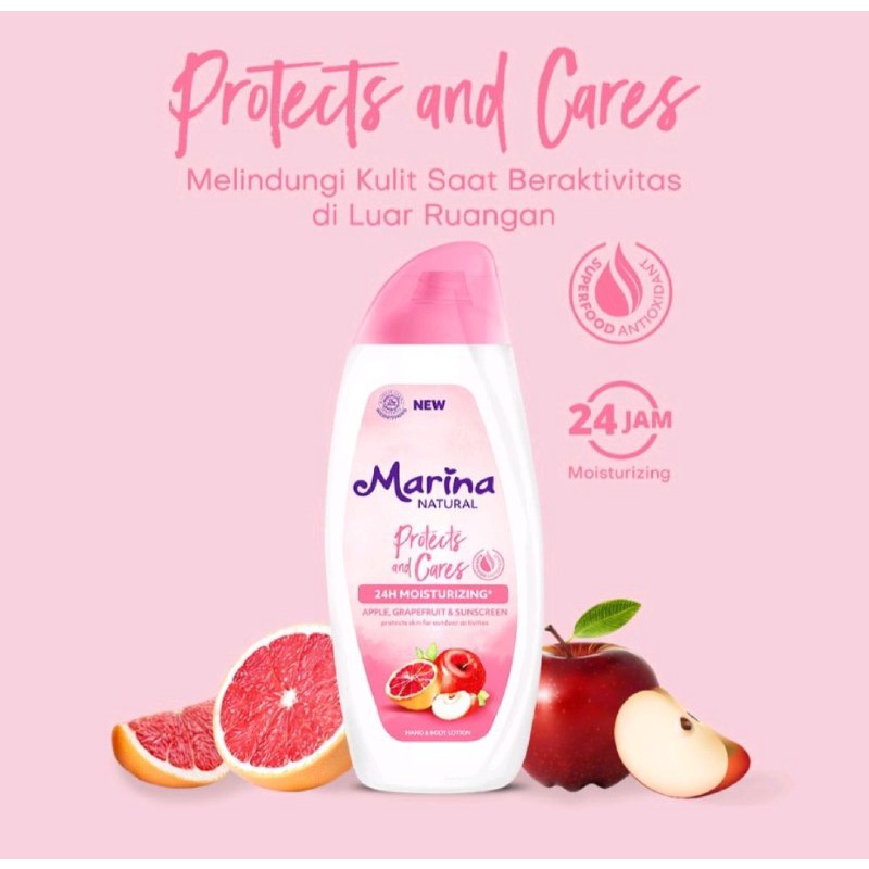 BODY LOTION MARINA HAND &amp; BODY LOTION / MARINA NATURAL HANDBODY 190ML